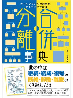cover image of 合併・分離事典 オールジャンルの趨勢がチャートでわかる